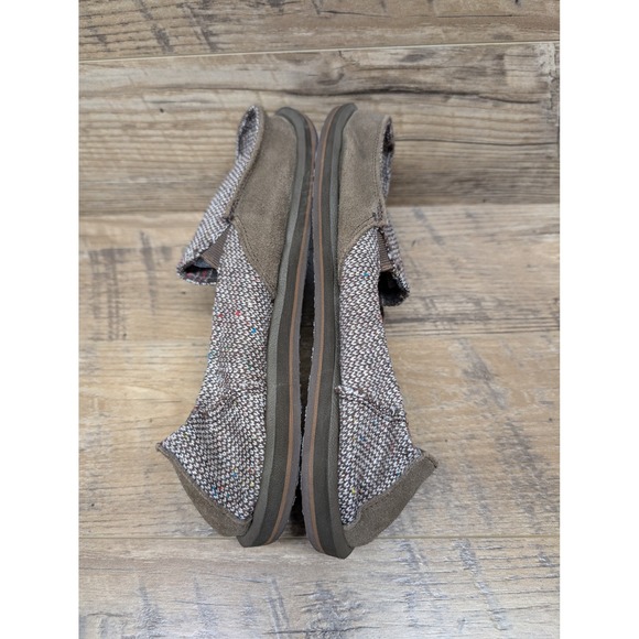Sanuk Sidewalk Surfer Loafers Women's Size 9 Brown Casual Comfort Slip-On Shoes - Picture 15 of 15